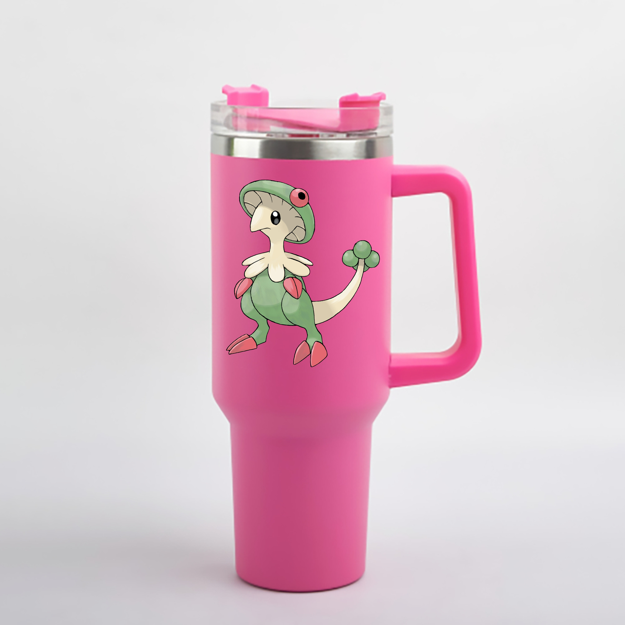 （画像用） ポケットモンスター Pokémon 1200mL車用タンブラー - クリスタルステッカー（プラスチックストロー付き）